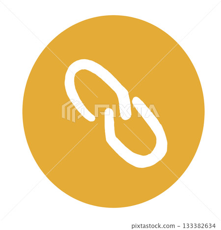 Link illustration yellow Link illustration yellow 133382634