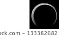 Transparent and black circular line ring design 133382682