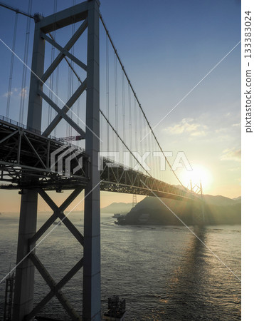 Kanmon Strait and Kanmon Bridge Kanmon Strait and Kanmon Bridge 133383024