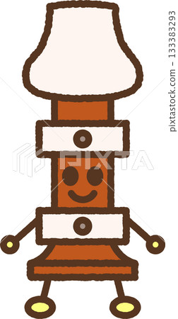 手繪角色圖示插圖 - 錄音機 133383293