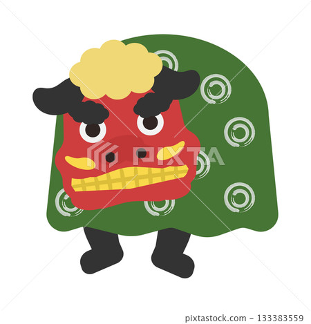 舞獅插圖(附腳) 舞獅插圖(附腳) 133383559