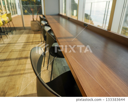 Scenery with table and chair 133383644