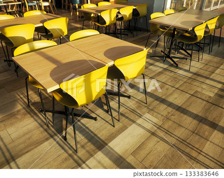 Scenery with table and chair 133383646