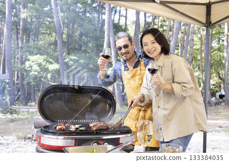 Enjoy a BBQ at the campsite 133384035