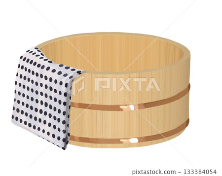 浴缸和手觸摸 133384054