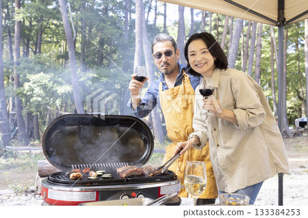 Enjoy a BBQ at the campsite Enjoy a BBQ at the campsite 133384253