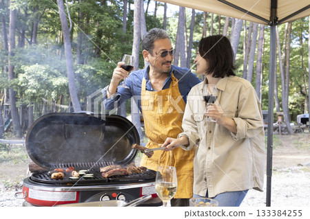 Enjoy a BBQ at the campsite Enjoy a BBQ at the campsite 133384255