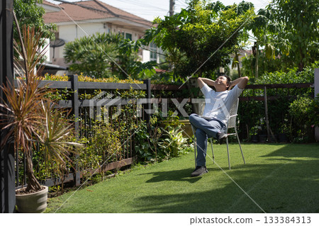 Still Air, he leans back beneath sunlight letting his thoughts rest where breath meets peace and time forgets to move. Still Air, he leans back beneath sunlight letting his thoughts rest where breath meets peace and time forgets to move. 133384313