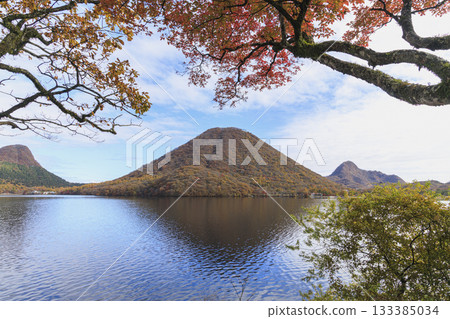 Mount Haruna, Lake Haruna, Autumn, Autumn leaves, Haruna Fuji Mount Haruna, Lake Haruna, Autumn, Autumn leaves, Haruna Fuji 133385034