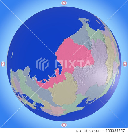 福井縣的行星式地圖,各縣以不同顏色標示 福井縣的行星式地圖,各縣以不同顏色標示 133385257