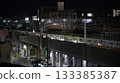Late-night Shinkansen overpass 133385387