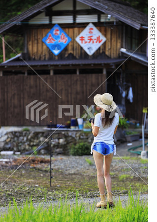 She travels during summer vacation She travels during summer vacation 133387640