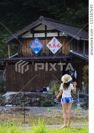 She travels during summer vacation She travels during summer vacation 133387645