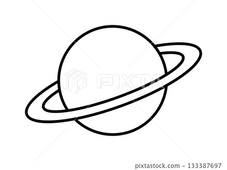 環狀行星圖標 133387697