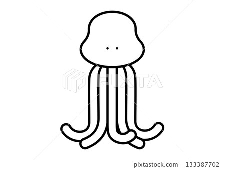 tentacled alien icon 133387702