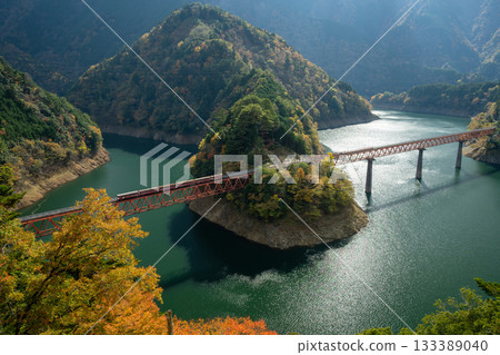 靜岡縣川根本町奧宇井城站的秋景美不勝收 靜岡縣川根本町奧宇井城站的秋景美不勝收 133389040