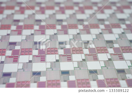 Silicon wafer for manufacturing semiconductor of integrated circuit. 133389122