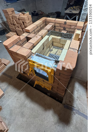 Construction of a heating furnace Construction of a heating furnace 133390054