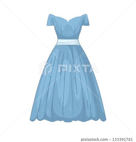 Illustration of wedding dress Illustration of wedding dress 133391781