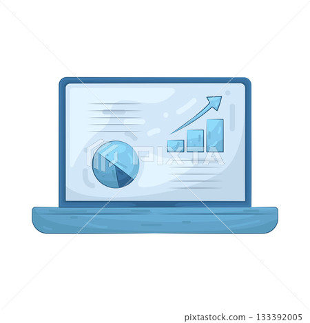 Illustration of online marketing Illustration of online marketing 133392005