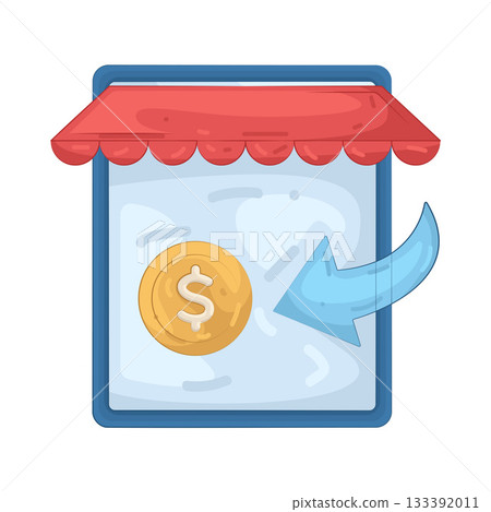 Illustration of ecommerce Illustration of ecommerce 133392011