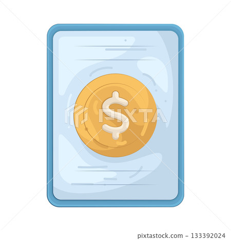 Illustration of online payment Illustration of online payment 133392024