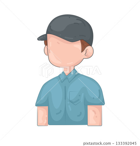 Illustration of baseball coach Illustration of baseball coach 133392045
