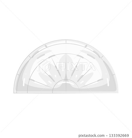 Illustration of protractor Illustration of protractor 133392669