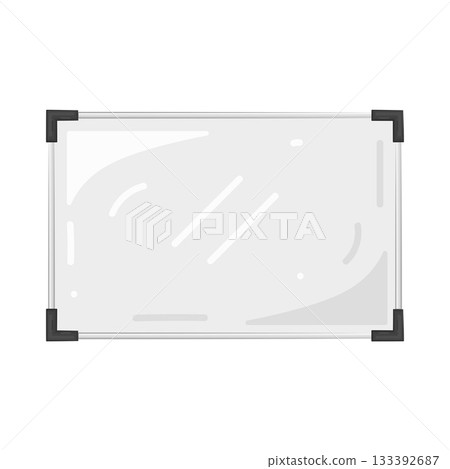 Illustration of whiteboard  133392687