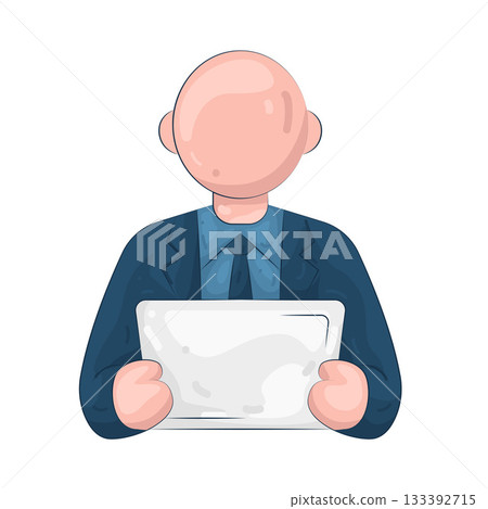 Illustration of job seeker 133392715