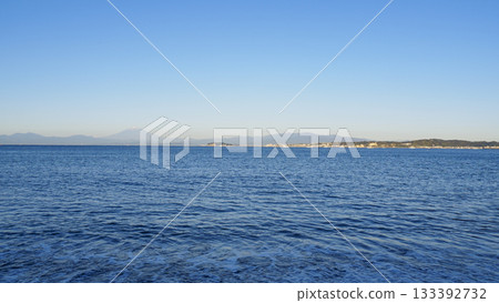 葉山町森戶海灘的秋天 133392732