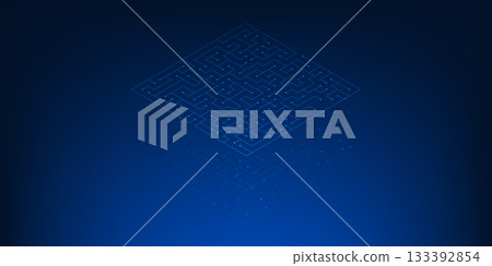 Abstract Technology Background, Circuit Lines, Data Connection, Network Flow, Digital Technology Concept, Futuristic Tech Illustration, Technology Connectivity 133392854