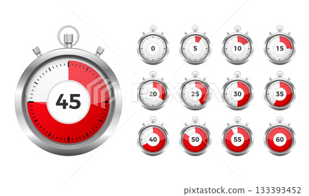 Timer Stopwatch Set 133393452