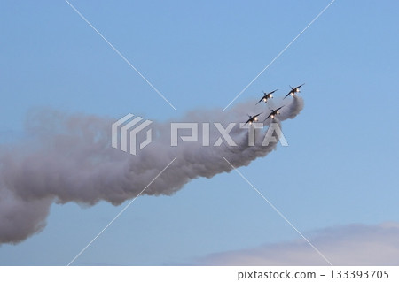 Blue Impulse's Demonstration Flight: Diamond Dirty Turn 133393705
