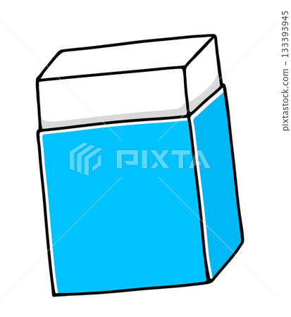 一款簡潔的新型橡皮擦，表面光滑。 133393945