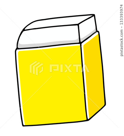 一款邊角圓潤的簡易橡皮擦，可實現堅固的擦拭效果。 133393974