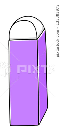 A simple, loose, long eraser in use - solid color 133393975