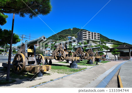 Dannoura Battlefield (Mimosusogawa Park), the site of Emperor Antoku's drowning during the Genpei War Dannoura Battlefield (Mimosusogawa Park), the site of Emperor Antoku's drowning during the Genpei War 133394744