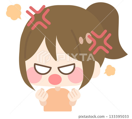 綁馬尾的女孩（生氣了） 133395033