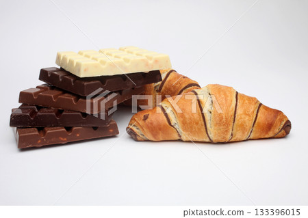 Chocolate croissant Chocolate croissant 133396015
