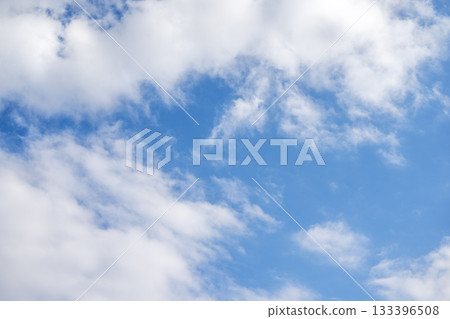 秋日的天空，藍天，晴空，秋季，十一月，圖片 [神奈川縣] 133396508