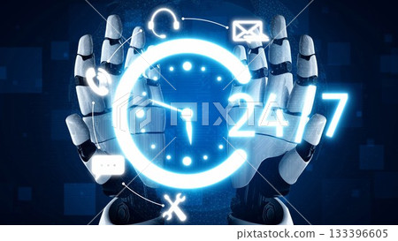 24-hour Customer Service Team Assisting with Client Support Muxer 24-hour Customer Service Team Assisting with Client Support Muxer 133396605
