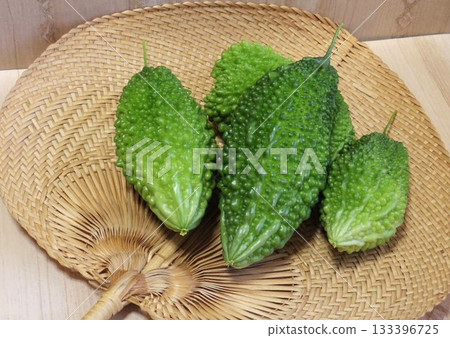 Okinawan vegetable bitter melon Okinawan vegetable bitter melon 133396725