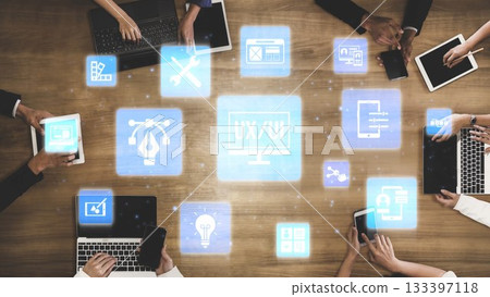 UX UI Design for Application and Web Development Funnel 133397118