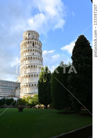 View of the Leaning Tower of Pisa from the park View of the Leaning Tower of Pisa from the park 133397207