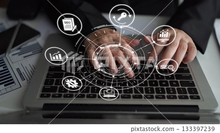 SEO Research and Data Insights for Business Marketing Funnel 133397239