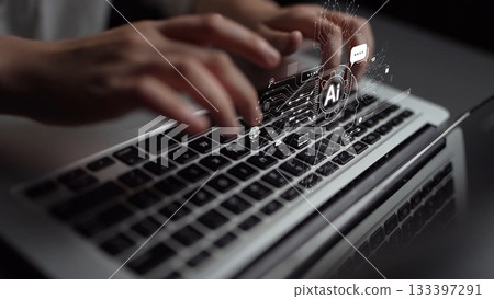 AI Brain Processing Data with Generative Artificial Intelligence Concept Muxer AI Brain Processing Data with Generative Artificial Intelligence Concept Muxer 133397291