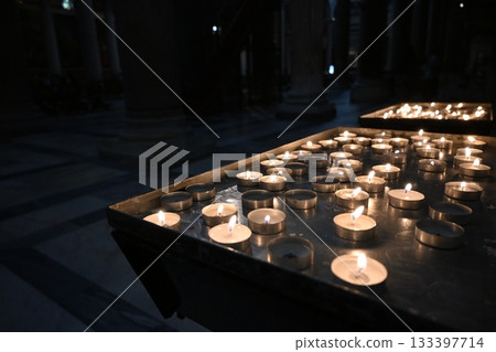 Retro candles, Pisa Cathedral Retro candles, Pisa Cathedral 133397714