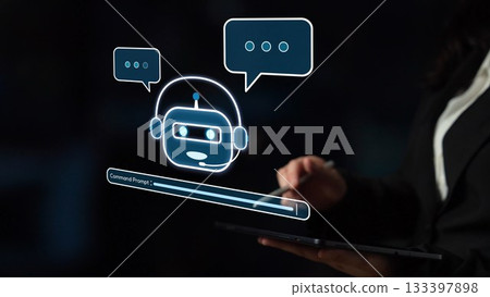 AI Artificial Intelligence Virtual Assistant for Smart Business Muxer 133397898