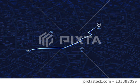 Map navigation. Isometric cityscape navigation. Route planning, Location tracking geolocation. Abstract city map with GPS pin. Vector illustration Map navigation. Isometric cityscape navigation. Route planning, Location tracking geolocation. Abstract city map with GPS pin. Vector illustration 133398059